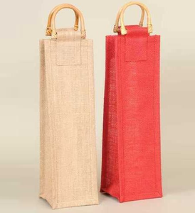 ถุงช้อปปิ้งใช้ซ้ำได้ทำจากผ้าปอพับได้มีซิปปิดสายโซ่ทำจากผ้าฝ้าย - Product Image 2