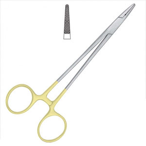 Webster Kim Chủ TC forceps 4.5 "hoạt động kẹp thép không gỉ nửa Vàng kim-chủ TC dụng cụ phẫu thuật - Product Image 5