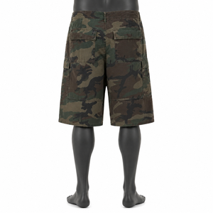 Pantalones Cortos de Mezclilla Cargo con Camuflaje Personalizado para Hombre, Estilo Urbano Holgado, OEM, ODM, Marca Privada, Venta al Por Mayor - Product Image 2