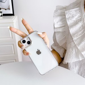 เคสโทรศัพท์ซิลิโคนอ่อนนุ่ม TPU ใสน่ารักสำหรับผู้หญิงเคส<span class=keywords><strong>โทรศัพท์</strong></span><span class=keywords><strong>ขยะ</strong></span>16/17 iPhone จำนวนมากขายส่ง - Product Image 4