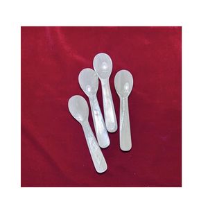 Cuillère en nacre de luxe personnalisable modèle exquis avec logo ensembles de vaisselle jetable à bas prix - Product Image 2