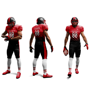 ชุดฟุตบอลอเมริกันแบบแห้งเร็วสำหรับผู้ใหญ่และเยาวชน ขายส่ง แพ็คเกจชุดแข่งฟุตบอลอเมริกัน พร้อมหมวก - Product Image 5