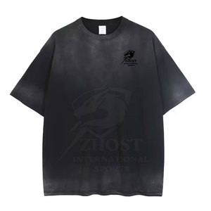 Camiseta de Alto Rendimiento Resistente a la Decoloración Solar, Algodón Grueso Premium, Ropa Urbana Informal para Uso Diario - Product Image 2