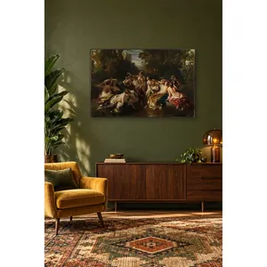 Fida Winterhalter Femme dormant dans la forêt (Floradora) Impression sur toile - Product Image 5