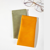 Étui à lunettes rectangulaire élégant en PU avec fermeture automatique, étui souple et étanche pour lunettes, sac anti-pression pour lunettes