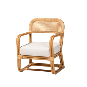 New Item Handwicker Natural Rattan Arm <b>Chair</b> <b>Vintage</b> Design for Bedroom Living Room Dining-Wholesale from Vietnam Factory - Product Image 3