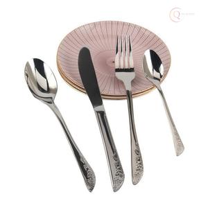 Ensemble de couverts en acier inoxydable de qualité supérieure pour restaurant, buffet, fête |   Couverts modernes écologiques pour un service fiable - Product Image 1