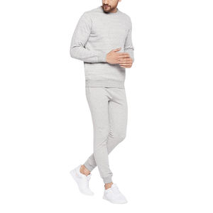 Chándal de invierno de 2 piezas de última moda para hombre, chándal de color sólido de la mejor calidad con logotipo personalizado, chándal al por mayor - Product Image 4