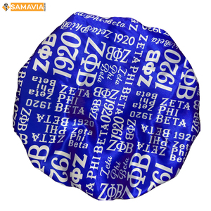 Bonnet en satin Samavia imprimé numérique personnalisé pour un usage domestique, couvre-chef unisexe élégant pour toutes les saisons, ajustement confortable, prix bas - Product Image 2