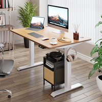 Cadre de bureau électrique réglable en hauteur de table debout à double moteur pour le bureau à domicile du fabricant d'usine