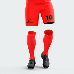 100% Polyester Matériel Fait Football Jersey Et Shorts Ensemble Meilleure Qualité Conception Personnalisée Uniforme De Football Pour Unisexe - Product Image 6