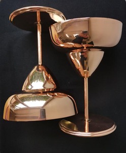 Cuivre d'eau traditionnel abordable pour une vie saine et des cadeaux Designer Copper Glass Direct Drinking par AALIYAN IMPEX - Product Image 1