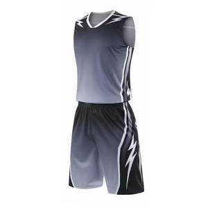 Ensemble de maillots de basket-ball pour hommes en marque privée, logo personnalisé, sublimation, meilleur design, uniforme de basket-ball respirant pour hommes - Product Image 4