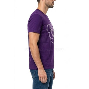 Camisetas ligeras con pedrería para hombre, ajuste cómodo, diseño de moda brillante, perfectas para actividades informales - Product Image 6