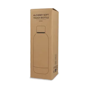 Bouteille d'eau thermique au toucher doux Alchemy, merchandising durable - Product Image 3