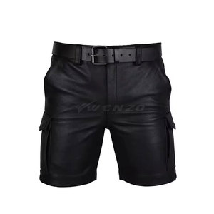 กางเกงขาสั้นหนังผู้ชายแบบสั่งทำขายส่ง ดีไซน์ล่าสุด เรียบง่าย สบาย ระบายอากาศได้ดี ทนทาน แห้งเร็ว ราคาถูก - Product Image 1