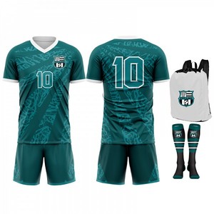 Maillot de football personnalisé de haute qualité respirant, uniforme de football professionnel pour l'entraînement du club, uniforme de football - Product Image 1