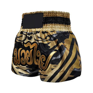 Short d'entraînement de arts martiaux cible de boxe à tarif réduit d'usine Short de boxe personnalisé décontracté à motif solide et personnalisé OEM - Product Image 2
