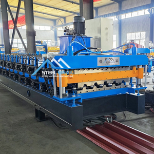 Suministro de fábrica de alta calidad 686 Trapezoidal y 762 hoja de techo corrugado máquina de doble capa para Sudáfrica - Product Image 3