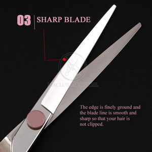 Ciseaux de coiffeur de Salon professionnel Ciseaux à cheveux à action lisse pour une coupe propre Ciseaux de coiffeur à Tension réglable - Product Image 4