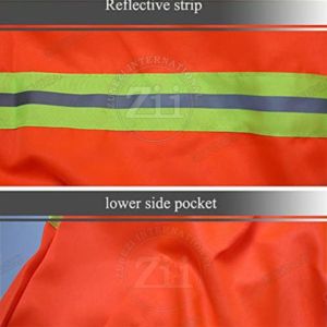 Combinaisons de travail imperméables en coton, haute visibilité, réfléchissantes, ignifuges pour hommes - Combinaison de protection chimique - Product Image 5