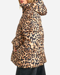 Chaqueta Acolchada con Estampado Animal al por Mayor, Chaqueta de Primera Calidad para Hombre, Resistente a la Intemperie, con Estampado de Leopardo |   Transpirable, Ligero - Product Image 2