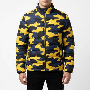 Chaqueta Acolchada de Invierno Personalizada con Estampado por Sublimación, Chaqueta Urbana para Hombre, Fabricación OEM/ODM - Product Image 1