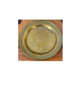 Dernière plaque de chargeur en laiton élégant logo personnalisé meilleur design Plats et assiettes à prix compétitif plaque de chargeur en laiton - Product Image 3