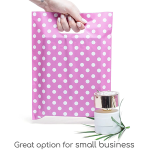 Bolsa de compras de transporte Pe, logotipo de impresión personalizado, bolsa de cosméticos de moda duradera de plástico troquelado transparente al por menor - Product Image 3