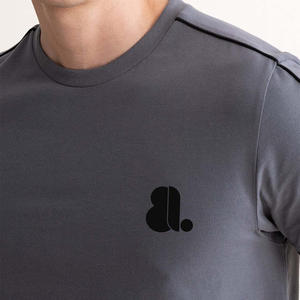 T-shirt personnalisé avec impression de logo, col rond, manches courtes, 100% coton, uni, pour homme - Product Image 5