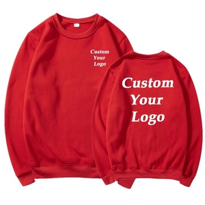 สเวตเชิ้ตคอกลมแบบสวมหัวสำหรับผู้ชายทรงหลวมเรียบง่ายแนวสตรีท & ปาร์ตี้แฟชั่นตามสั่ง - Product Image 3