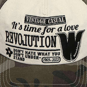 [OGARP] [Producto de Corea] Gorra de 5 paneles Revolution Camo Marrón 100% Lona de algodón - Product Image 3