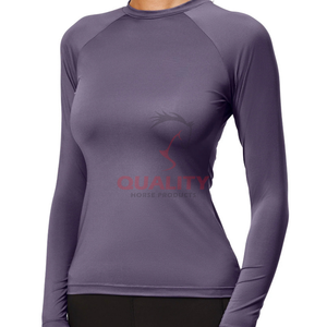 Elegante Atlético Ecuestre para mujer, Top para montar a caballo, tela elástica transpirable, absorbe la humedad, diseño ligero y cómodo - Product Image 3