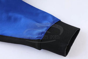 Survêtement de l'équipe bleu personnalisé de haute qualité coupe décontractée tenue d'entraînement de jogging grande taille à la mode ajusté impression logo respirant - Product Image 4