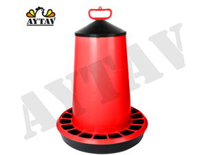 Mangeoire à poulet pour poussins 20 kg 44x62 cm en plastique AYTAV Équipement de manutention d'oiseaux vivants pour ferme avicole - Product Image 2