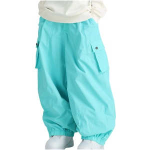 2025 nueva llegada ropa de esquí estilo Hip Hop logotipo personalizado holgados pantalones cortavientos impermeables de talla grande transpirable impreso - Product Image 4