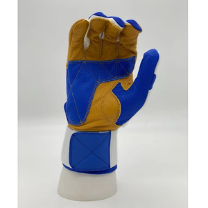 QASWA SPORTS Professional Heavy Duty Lightweight Comfortable Strong Grip Custom Size Logo Blue White Original Leather <b>Baseball</b> - Product Image 4