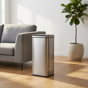 <span class=keywords><strong>Cubo</strong></span> de <span class=keywords><strong>Basura</strong></span> Rectangular Automático de Acero Inoxidable de 70L (<span class=keywords><strong>18</strong></span> Galones) con Tapa para Uso en Interiores, Cocina y Oficina, Gran Venta en Europa - Product Image 3