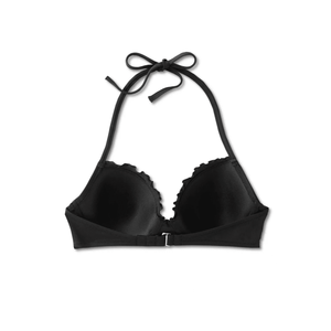 Shade Shore Top Bikini da Donna con Laccetto al Collo e Dettaglio a Volant, Set Leggero 2 Pezzi Nero, Disponibile Personalizzato dalla XXS alla XL - Per Costumi da Bagno e Abbigliamento da Spiaggia - Product Image 6