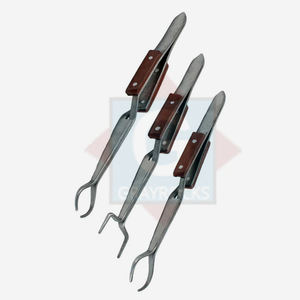 Pinzas de Acero Inoxidable Curvas de Alta Calidad con Bloqueo Cruzado, Agarre Inverso Suave, OEM Personalizado, Herramientas Manuales Industriales para Bricolaje - Product Image 3