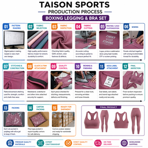 Conjunto de Yoga para Mujer a Rayas, con Tela Reflectante, Impermeable, 100% Algodón, Cintura Elástica, Tirantes en Y, Cristales y Antibacteriano - Product Image 4