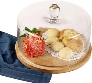 Support à gâteau rond en bois royal avec métal de haute qualité pour la maison et le restaurant support en bois de haute qualité pour gâteau nouvelle arrivée - Product Image 2