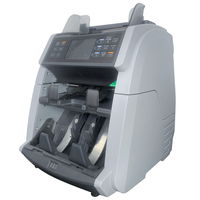 Machine de tri de billets avec couvercle anti-poussière, machine de comptage d'argent, compteur de billets, machine de tri de billets à deux compartiments, trieuse de devises