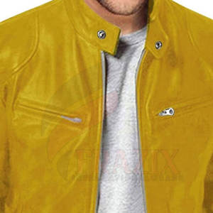 Chaqueta de cuero cálida de invierno transpirable para hombre, chaqueta de cuero informal para hombre a precio razonable - Product Image 6