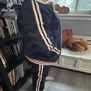 Chándal de invierno ligero informal de ajuste regular para hombre de lana Lisa hecho a medida ropa deportiva para adultos - Product Image 5