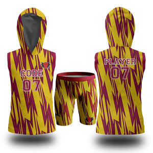 ชุดยูนิฟอร์มฟุตบอลธงชาติอเมริกันมืออาชีพเสื้อ7on7 7V7ระบายอากาศได้ดีดีไซน์ตามสั่ง - Product Image 6