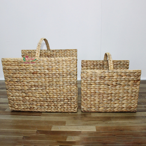 Artex Dong Thap Factory <b>Large</b> Handmade <b>Wicker</b> Storage <b>Basket</b> Durable Organizer for Laundry and Home Decor - Product Image 2