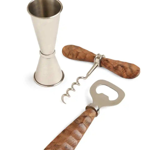 Juego de barra de metal y madera personalizado para hoteles, bares, bodas, fiestas y restaurantes - Product Image 1