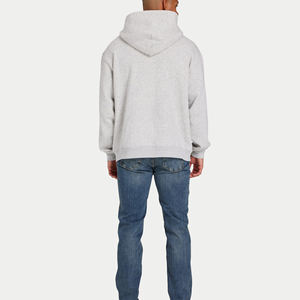 Sudadera con Capucha Personalizada de Alta Calidad, Bordada, Holgada, Lisa, 100% Algodón, Felpa, para Hombre - Product Image 4