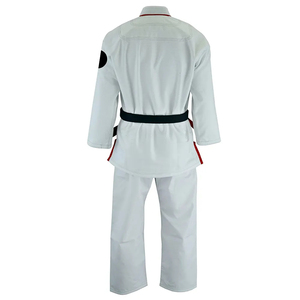 Wholesale Latest Design Solid Color <b>Best</b> Quality 100% Cotton Quick Dry Breathable Karate Uniform Sets Most Popular Hot Sets - Product Image 4